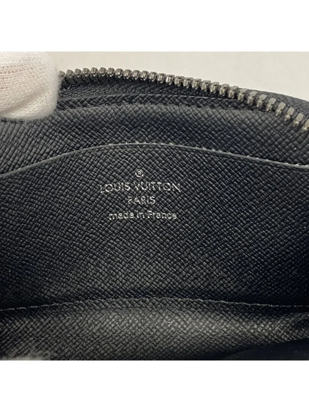 Louis Vuitton Coin Purse Monogram Eclipse Portefeuille Monnaie Jules Black